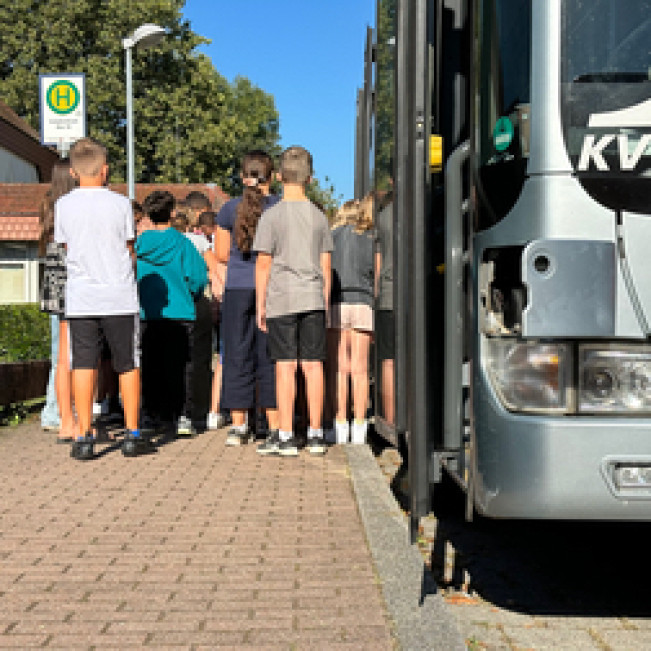 Fit für den Schulbus - BusSchule in Klassenstufe 5